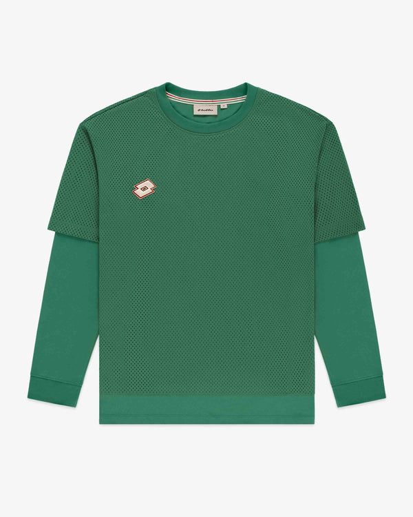 Lotto Sport Pine Green Uniforme Long Sleeve Tee