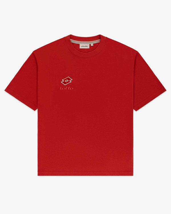 Lotto Sport Clay Red Uniforme Short Sleeve Tee