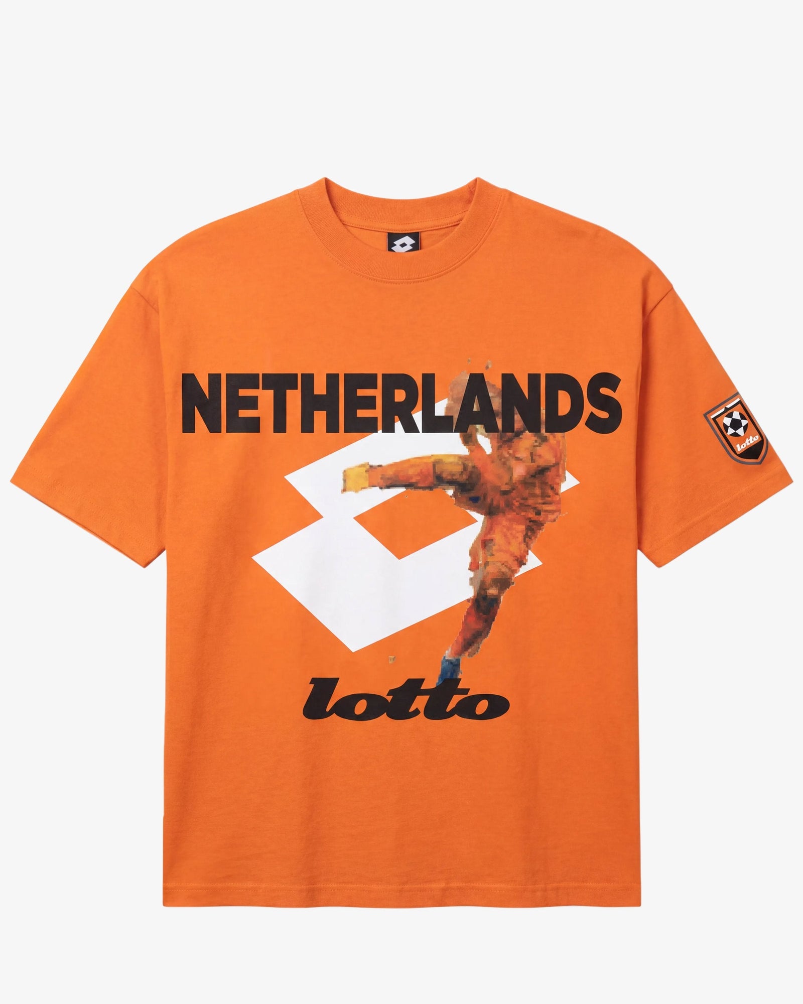 Lotto Sport Orange Match Report Tee Holland