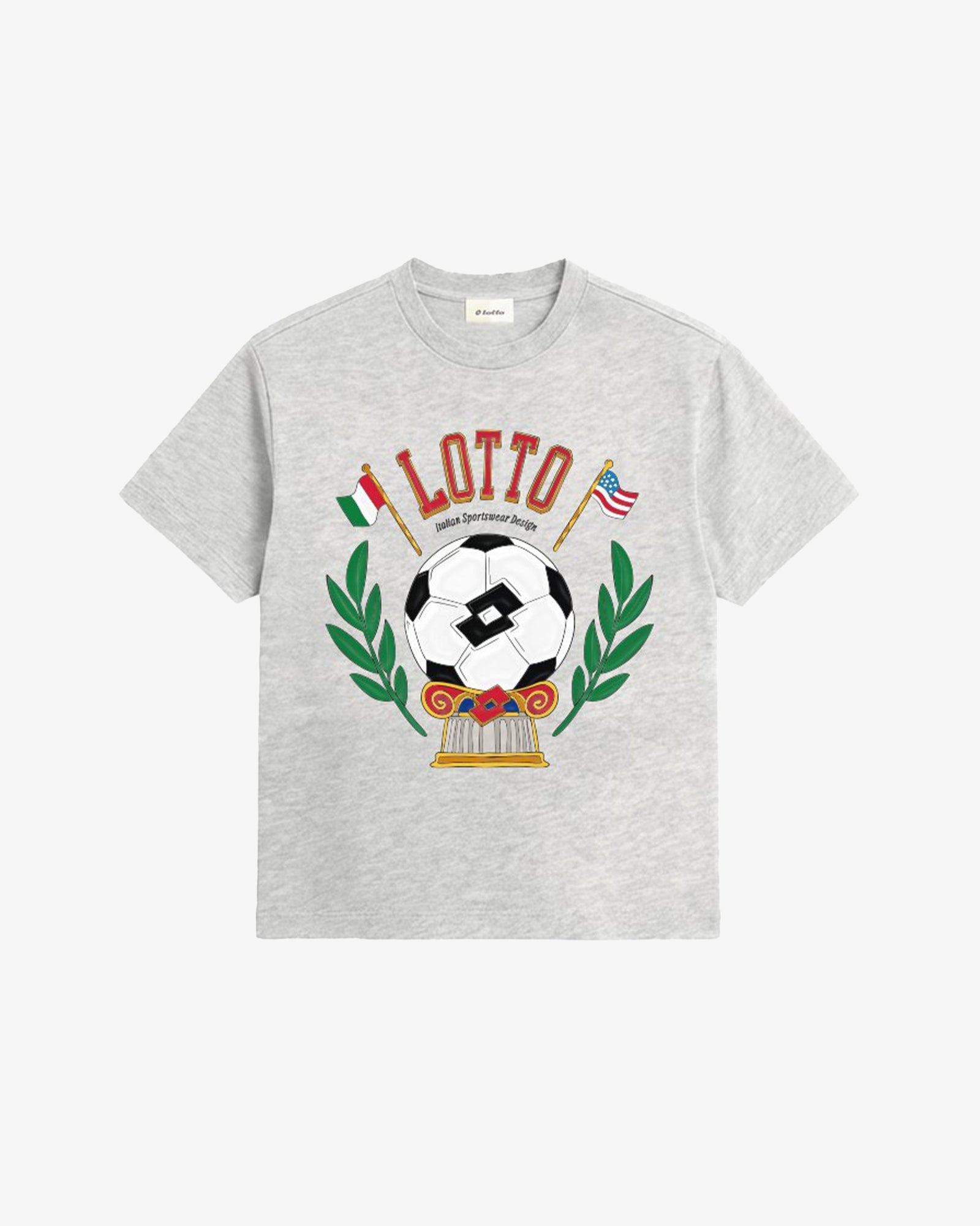 Lotto Sport Grey Opening Act Short Sleeve Tee