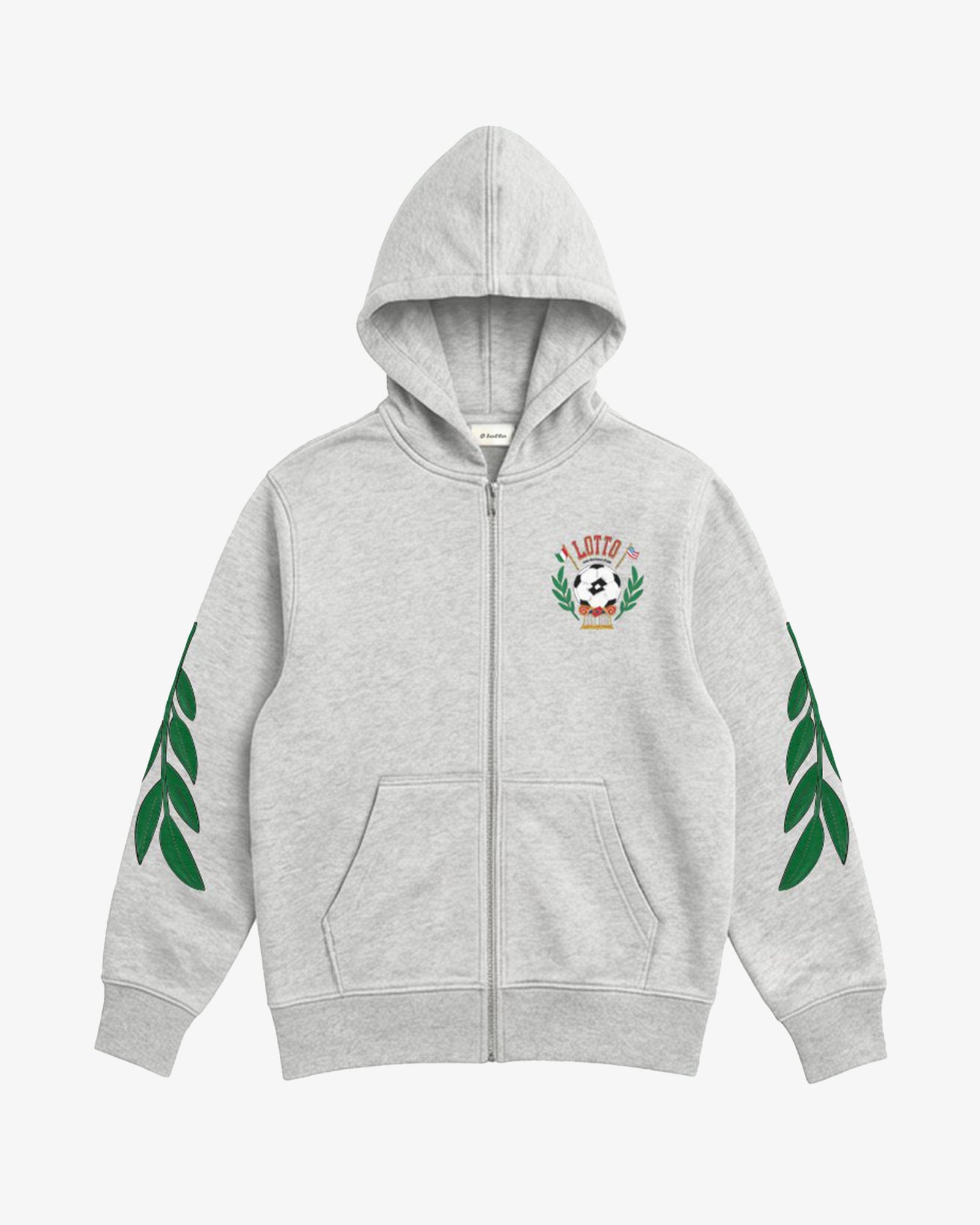 Lotto Sport Grey Opening Act Full Zip Hoody